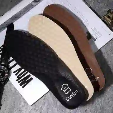 山一丸 运动吸汗抗菌防臭运动减震吸汗透气篮球缓震 牛皮+海波丽 鞋垫 男女同款情侣款