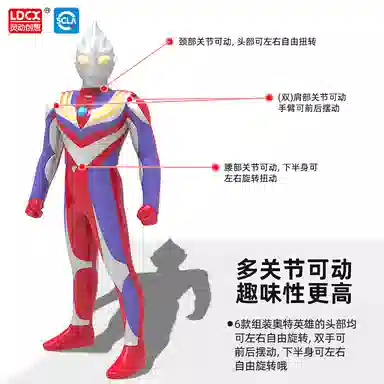 灵动创想 奥特曼系列 奥特曼组装拼装礼盒第一弹 玩具