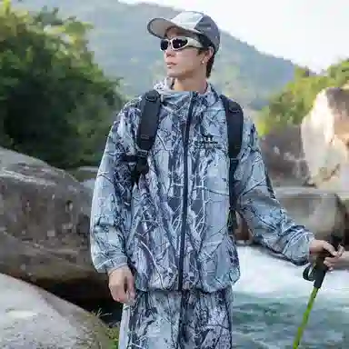 领航骆驼 山系户外防紫外线轻薄透气登山徒步防晒服 男女同款