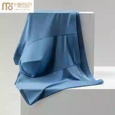 莫代尔 透气夏季大码纯色简约中腰内裤 男款