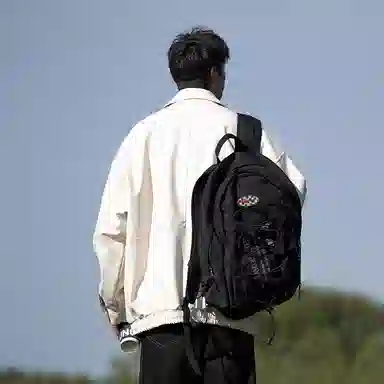 街头潮流美式复古宽松机车风外套皮衣 男女同款