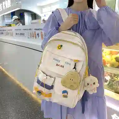 Parker Bear Nylon Backpack