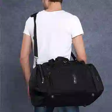 大容量旅行便捷 牛津布 单肩包行李袋旅行包 常规 男女同款情侣款 黑色/咖啡色/灰色/蓝色/深灰色