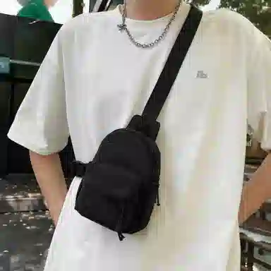 帕克熊 潮流个性时尚简约百搭 尼龙 胸包 男女同款情侣款 多色