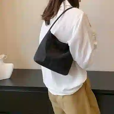 Parker Bear Nylon Shoulder Bag