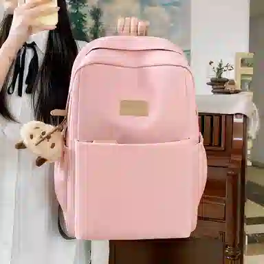 帕克熊 时尚潮流百搭 尼龙 双肩包 常规 女款 多色