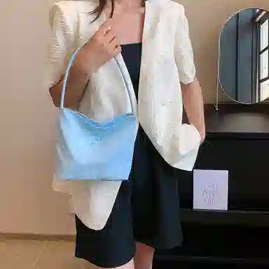 Parker Bear Nylon Shoulder Bag