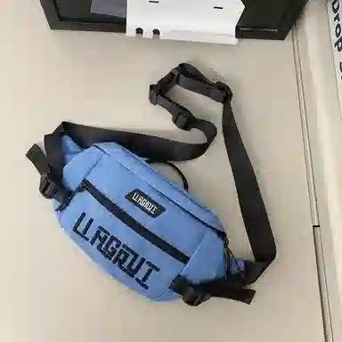 帕克熊 游玩大容量手机包时尚休闲潮 尼龙 单肩斜挎胸包 男女同款情侣款 多色