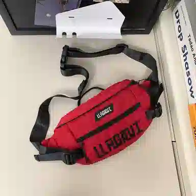 帕克熊 游玩大容量手机包时尚休闲潮 尼龙 单肩斜挎胸包 男女同款情侣款 多色