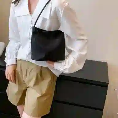 Parker Bear Nylon Shoulder Bag