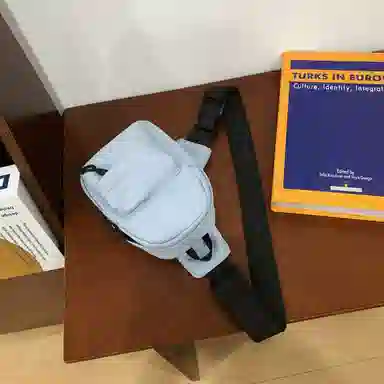 帕克熊 潮流个性时尚简约百搭 尼龙 胸包 男女同款情侣款 多色