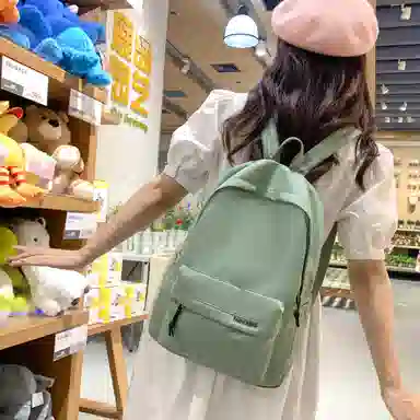 Parker Bear Nylon Backpack