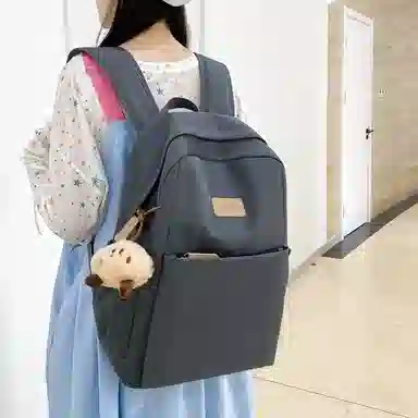 帕克熊 时尚潮流百搭 尼龙 双肩包 常规 女款 多色