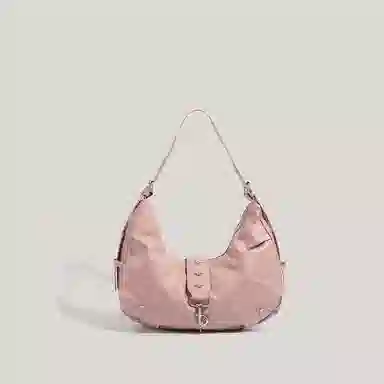 WORM'S HOME PU Shoulder Bag Pink