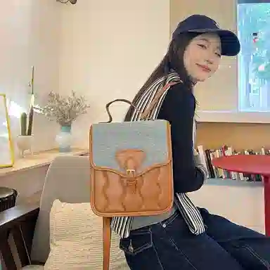 WORM'S HOME Retro Backpack