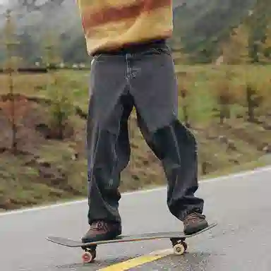 Vision Street Wear Classic Washed Black Jeans