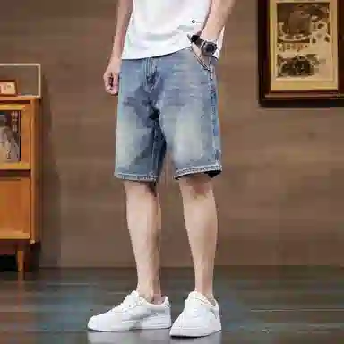 Jeep Denim Shorts Blue