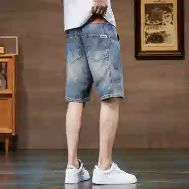 Jeep Denim Shorts Blue