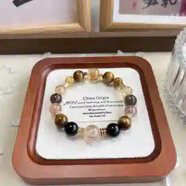 丰运阁 【财源滚滚黑金超金霸大综合】超级吸金招财小霸王助事业增强自信决策力领导力成功上岸 #好运天然 多色水晶 手串 男女同款情侣款