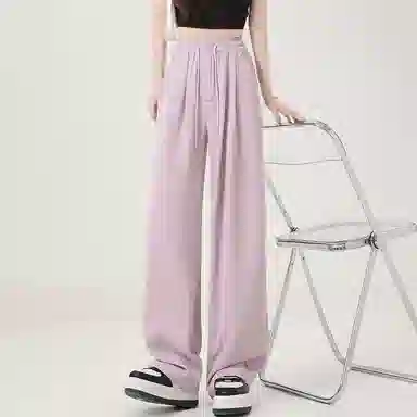 么宁 舒适简约纯色休闲裤 女款