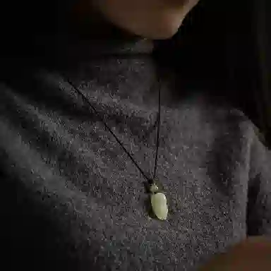 全年红 一鸣惊人知了吊坠金榜题名玉坠玉蝉挂件#好运 玉髓 项链 女款