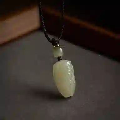 全年红 一鸣惊人知了吊坠金榜题名玉坠玉蝉挂件#好运 玉髓 项链 女款