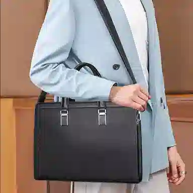Laorentou Briefcase Black