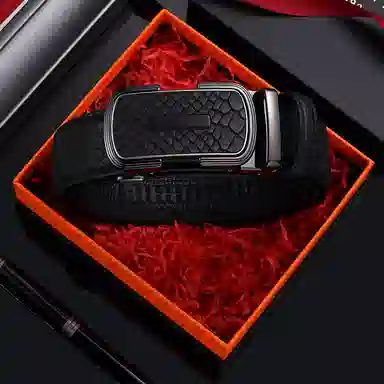 老人头 新款小众设计高级感 二层牛皮 皮带 男款 黑色/啡色