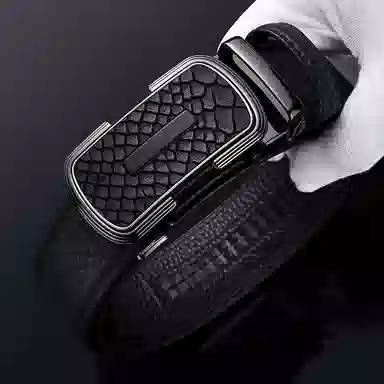 老人头 新款小众设计高级感 二层牛皮 皮带 男款 黑色/啡色