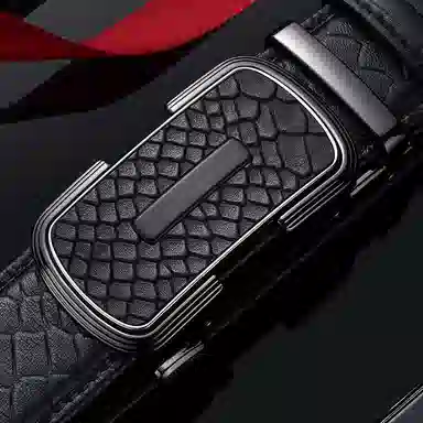 老人头 新款小众设计高级感 二层牛皮 皮带 男款 黑色/啡色