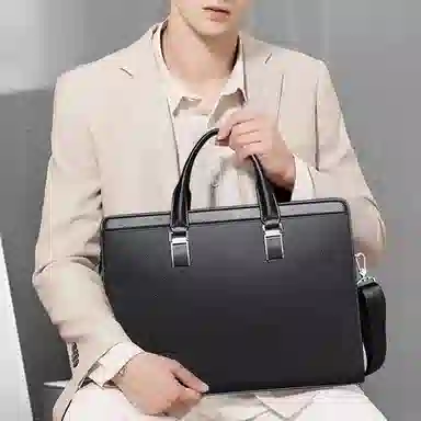Laorentou Briefcase Black