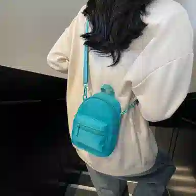 伊曼家 时尚简约百搭休闲高级感 布 单肩手提包 女款 多色