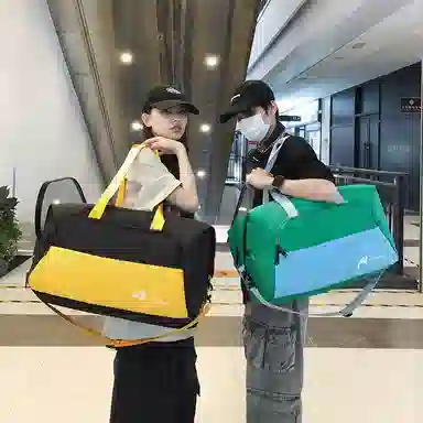 伊曼家 街头潮流简约时尚高级质感小众多巴胺轻便百搭 尼龙 单肩包 女款 粉色/红色/黑色/绿色/灰色