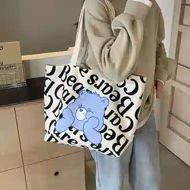 Imanjia Cute Bear Tote Bag