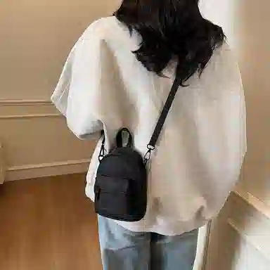 伊曼家 时尚简约百搭休闲高级感 布 单肩手提包 女款 多色