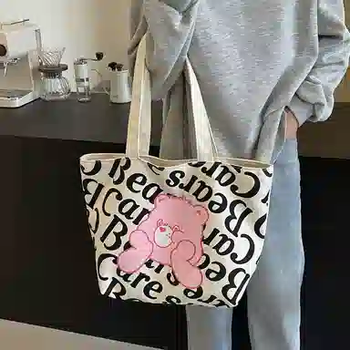 Imanjia Cute Bear Tote Bag