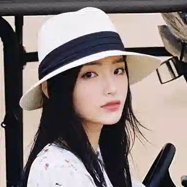 浪莎 出游海边草 太阳 聚酯纤维 防晒帽 男女同款情侣款