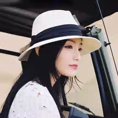 浪莎 出游海边草 太阳 聚酯纤维 防晒帽 男女同款情侣款