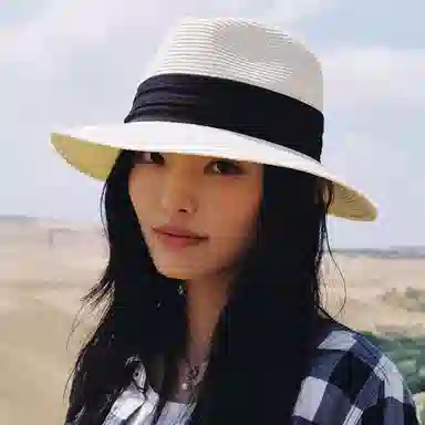 浪莎 出游海边草 太阳 聚酯纤维 防晒帽 男女同款情侣款