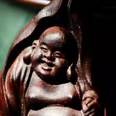 三檀小舍 国风国潮 弥勒佛笑佛大肚佛 紫檀属 文玩项链 男女同款情侣款