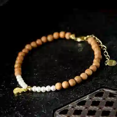 三檀小舍 国风国潮新中式 小众高级轻奢 送礼 檀木 手链 男女同款情侣款