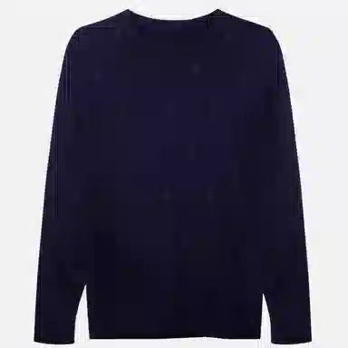 才子 满印风刺绣圆领休闲毛衣 男款