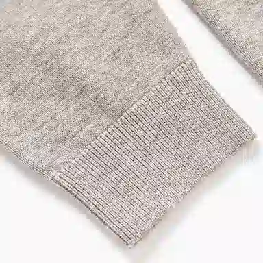 才子 半高领撞色提花长袖针织衫 男款