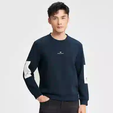 才子 宽松套头修身内搭卫衣 男款