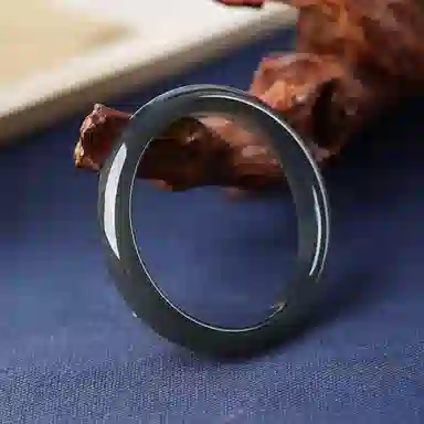 蒂尼诗 新中式国潮风复古汉高级感远山黛 玉髓 手镯 女款