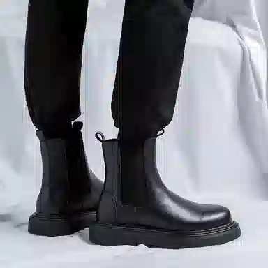 ZUWUDONG Chelsea Boots Black