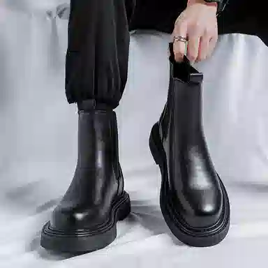 ZUWUDONG Chelsea Boots Black