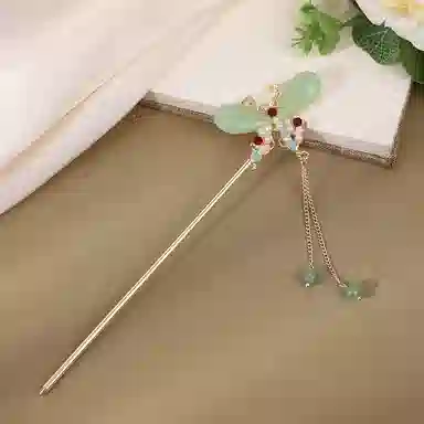 望湖楼 圣所 古风步摇流苏 合金 发簪 女款