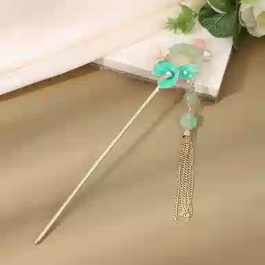 圣所 劳光彩 古风步摇流苏#好运 合金 发簪 女款