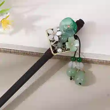 面芙蓉 圣所 新中式流苏 木 发簪 女款